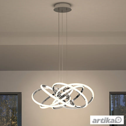 Artika Maelstrom Pendant LED Light in Chrome