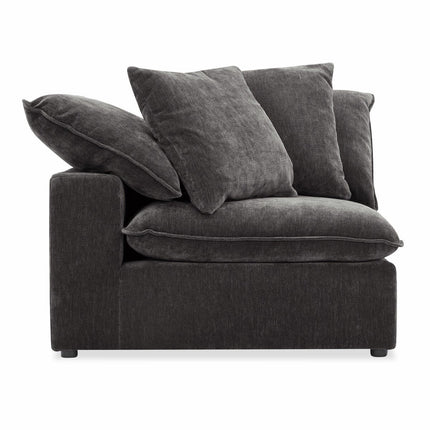 Aiden & Ivy Sereen Dark Grey Fabric Corner Chair – view 3