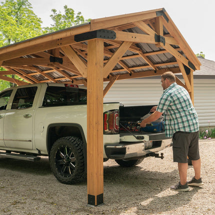 Backyard Discovery Norwood 20ft x 12ft (6.1 x 3.7m) Wooden Gazebo – view 3