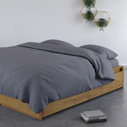 Panda 100% Bamboo Dark Grey Duvet Cover Set in 4 Sizes – view 6