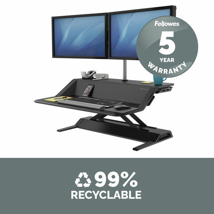 Fellowes Lotus™ Sit-Stand Workstation – view 6