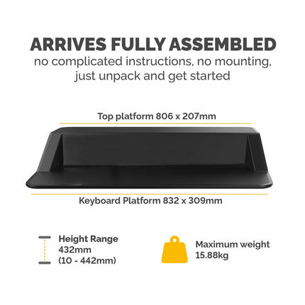 Fellowes Lotus™ Sit-Stand Workstation – view 3