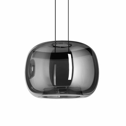 EGLO Hortunas Linear Pendant Refined Smoked Black Glass 4-Light Pendant – view 4