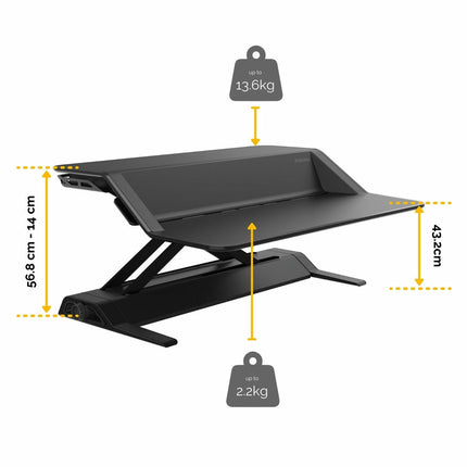 Fellowes Lotus™ Sit-Stand Workstation – view 7