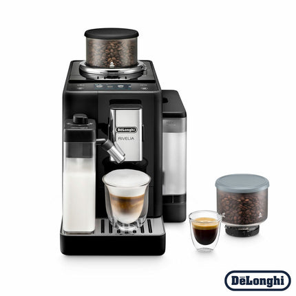De'Longhi Rivelia EXAM450.55.B bean-to-cup coffee machine in black