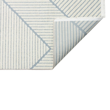 Concept Looms Jazz Blue Geo Indoor Outdoor Rug, in 2 Sizes – view 5