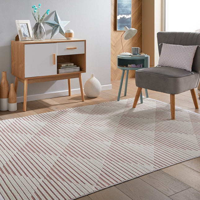 Concept Looms Jazz Pink Indoor Outdoor Rug, in 2 Sizes – view 2