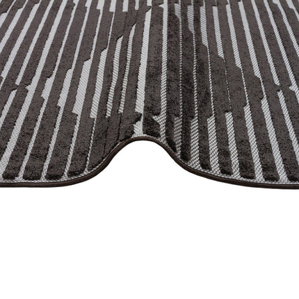 Concept Looms Jazz Black Indoor Outdoor Rug, in 2 Sizes – view 4
