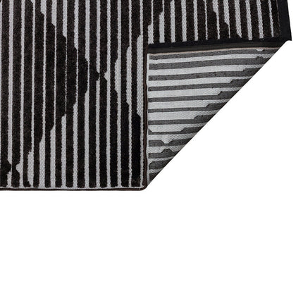 Concept Looms Jazz Black Indoor Outdoor Rug, in 2 Sizes – view 5
