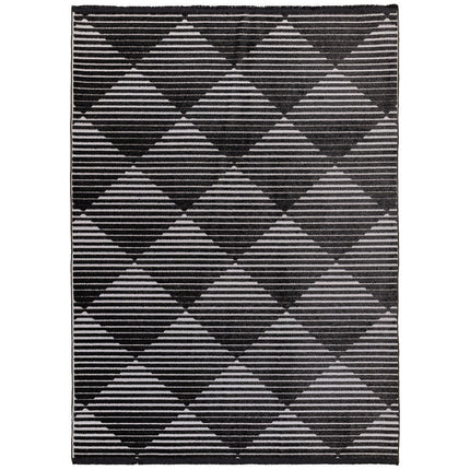 Concept Looms Jazz Black Indoor Outdoor Rug, in 2 Sizes – view 7