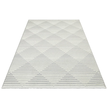 Concept Looms Jazz Grey Diamond Indoor Outdoor Rug, in 2 Sizes – view 6