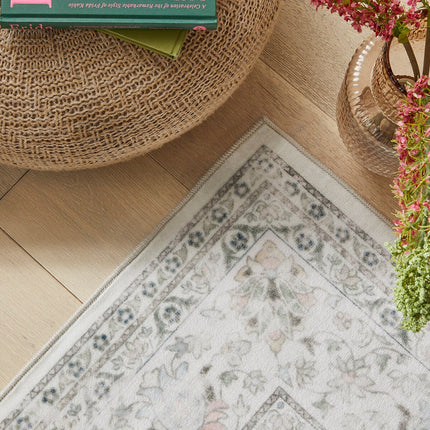 Concept Looms Liberty Cream Washable Rug, in 3 Sizes – view 6