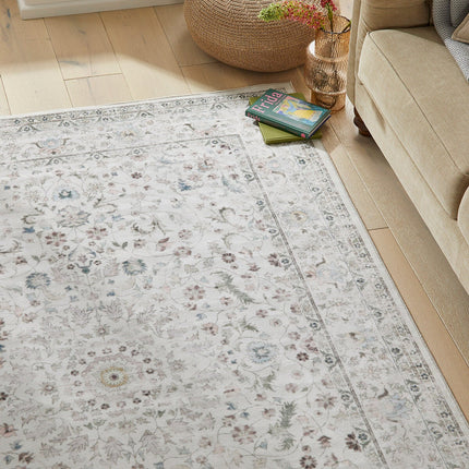 Concept Looms Liberty Cream Washable Rug, in 3 Sizes – view 7