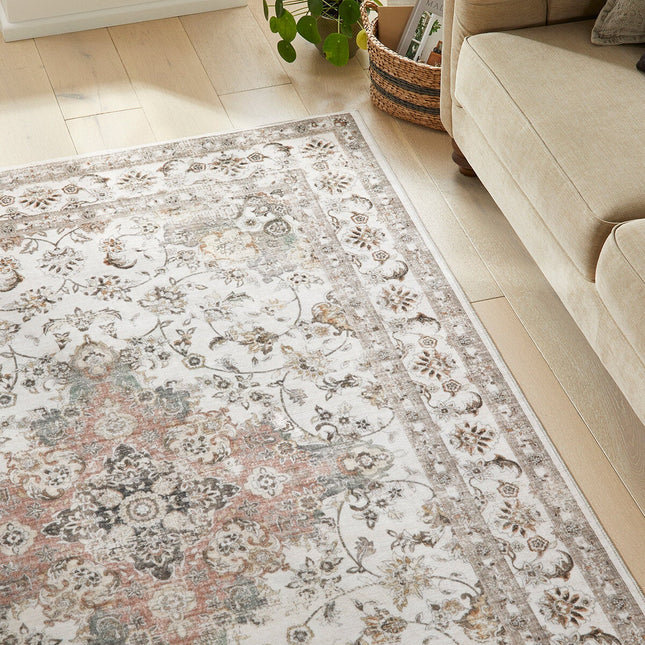 Concept Looms Liberty Neutral Washable Rug, in 3 Sizes – view 2