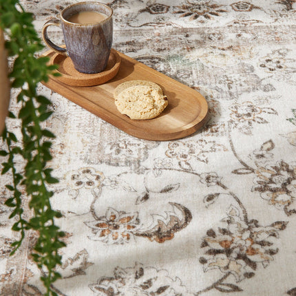 Concept Looms Liberty Neutral Washable Rug, in 3 Sizes – view 5