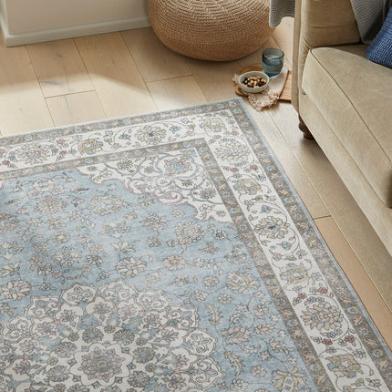 Concept Looms Liberty Blue Washable Rug, in 3 Sizes – view 2