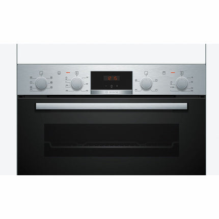 Bosch Series 4 MBA533BS3B Built In Double Oven, A Rated in Silver – view 3