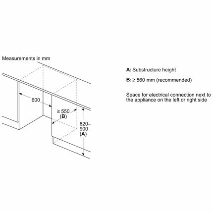 Bosch Series 4, KUR21VFE0G Built Under Fridge, E Rated – view 7