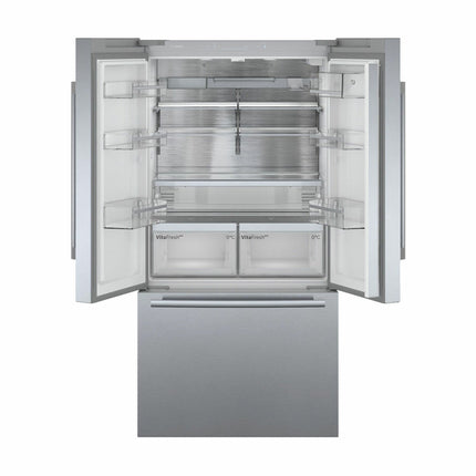 Bosch KFF96PIEP Multidoor Fridge Freezer, E Rated in Silver – view 6