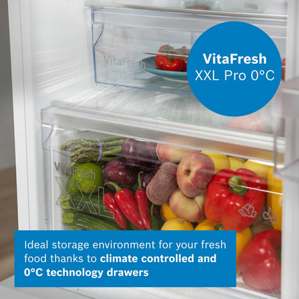 Bosch KFF96PIEP Multidoor Fridge Freezer, E Rated in Silver – view 5
