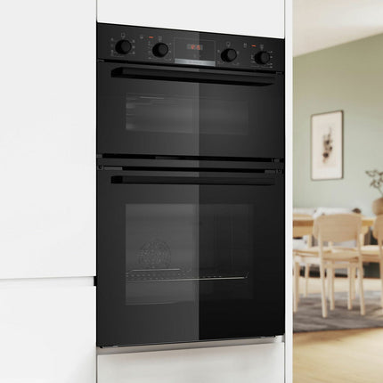 Bosch Series 4 MBA533BB3B, Built In Double Oven, A Rated in Black – view 4