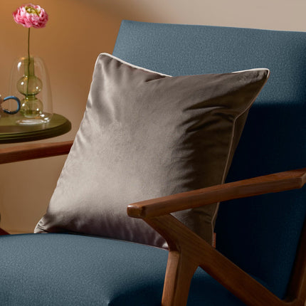 Furn Meridian Velvet Feather Fill Cushion in 8 Colours, 45 x 45 cm – view 3