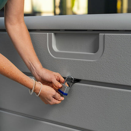 Lifetime 984 Litre (260 Gallon) Deck Box with Divider - Model 60482 – view 5