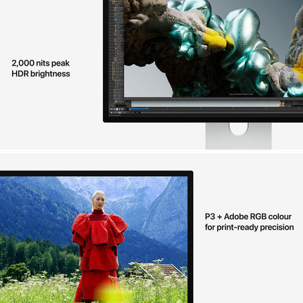 Apple Studio Display XDR, 27 Inch Retina 5K Monitor, with VESA mount adapter (Stand Not Included), MFEN4B/A – view 4