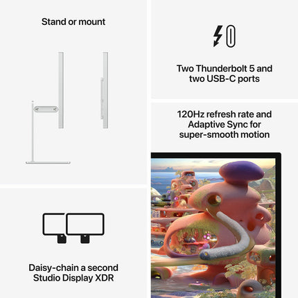 Apple Studio Display XDR, 27 Inch Retina 5K Monitor, with VESA mount adapter (Stand Not Included), MFEN4B/A – view 7