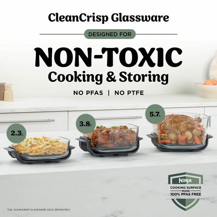 Ninja CRISPi PRO 5-in-1 Glass Air Fryer in 2 Colours – view 5