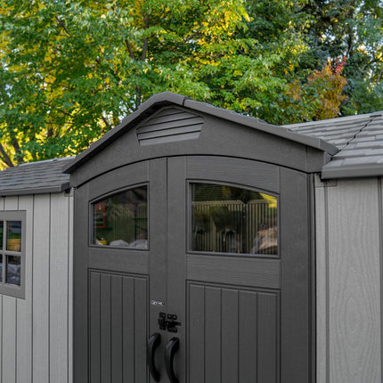 Lifetime 16.5ft x 7ft (4.9 x 2m) Dual Entry Outdoor Storage Shed - Model 60525 – view 8
