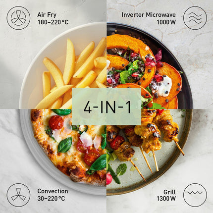 Panasonic NN-CT56RBBPQ 27L 4-in-1 Combination Microwave in Black – view 3