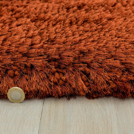 Plush Rust Rug, in 2 Sizes – view 3