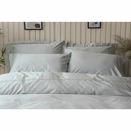 Belledorm Bamboo Cotton Blend Platinum Duvet Cover Set in 4 Sizes – view 2