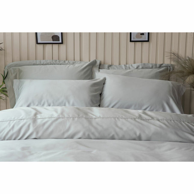 Belledorm Bamboo Cotton Blend Platinum Duvet Cover Set in 4 Sizes – view 2