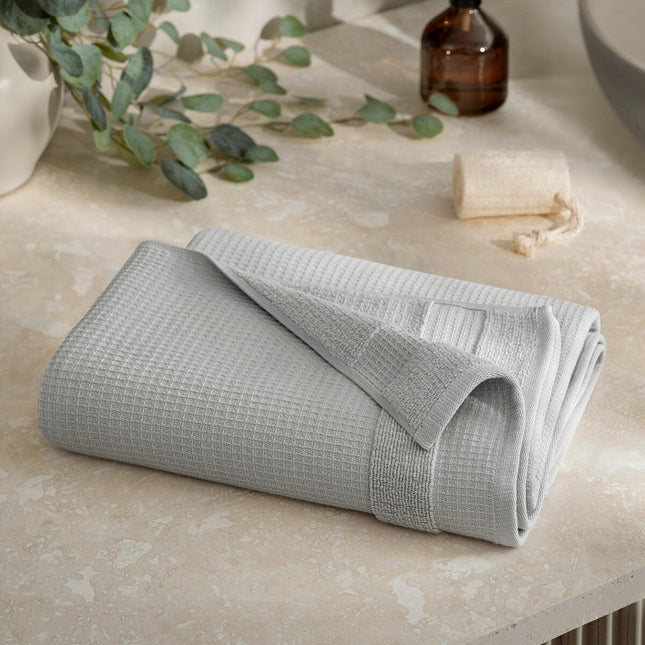 Welhome 100% Cotton Waffle Bath Towel, in 3 Colours – view 2