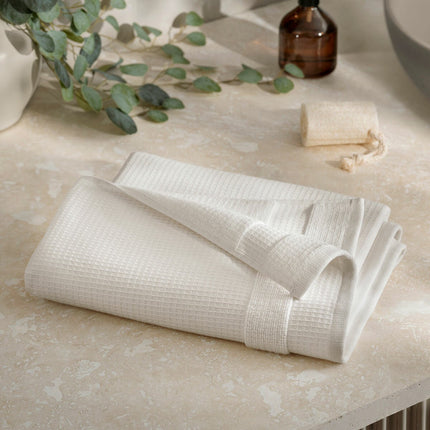 Welhome 100% Cotton Waffle Bath Towel, in 3 Colours – view 4