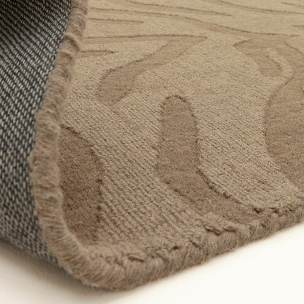 Tigra Animal Print Mocha Rug, in 3 Sizes – view 3