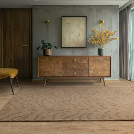 Tigra Animal Print Mocha Rug, in 3 Sizes