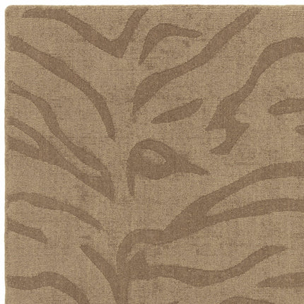 Tigra Animal Print Mocha Rug, in 3 Sizes – view 7