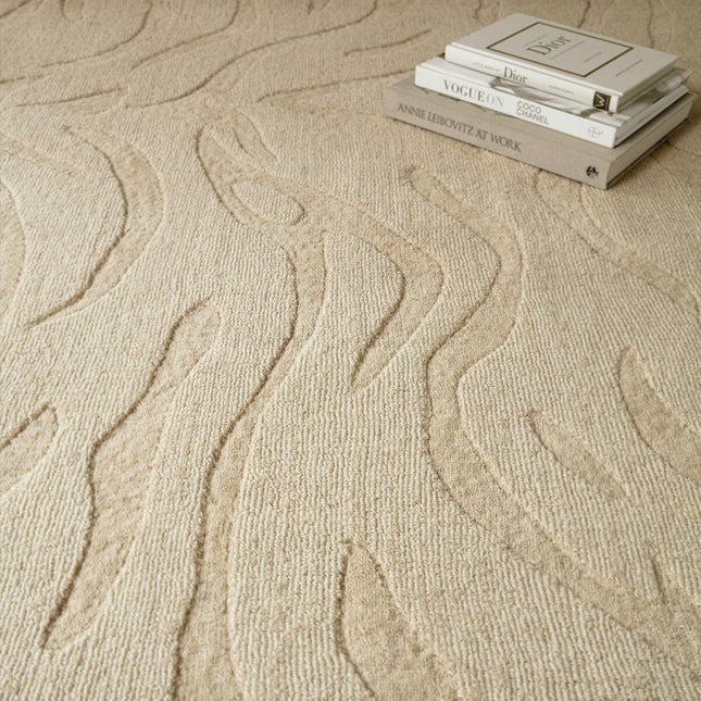 Tigra Animal Print Natural Rug, in 3 Sizes – view 2