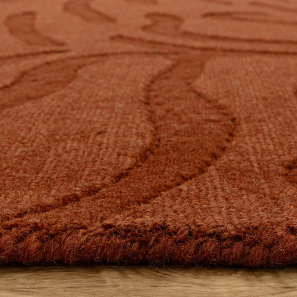 Tigra Animal Print Spice Orange Rug, in 3 Sizes – view 4