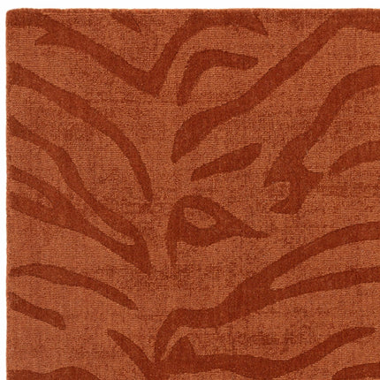 Tigra Animal Print Spice Orange Rug, in 3 Sizes – view 7