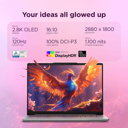 Lenovo IdeaPad Pro 5 14AGP11 Copilot+PC, AMD Ryzen AI 7, 32GB RAM, 1TB SSD, 14 Inch OLED Laptop, 83SG000GUK – view 3
