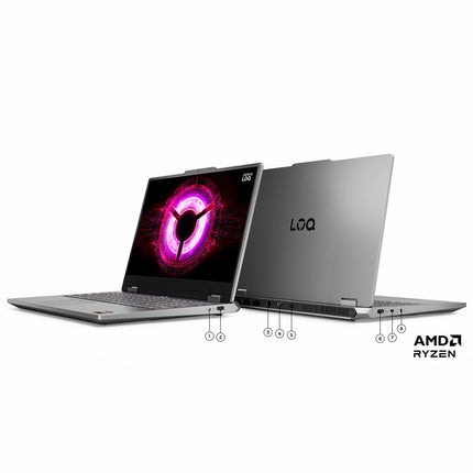 Lenovo LOQ 15ARP11, AMD Ryzen 7, 16GB RAM, 1TB SSD, NVIDIA GeForce RTX 5050, 15.6 Inch, Gaming Laptop, 83VA0007UK – view 2