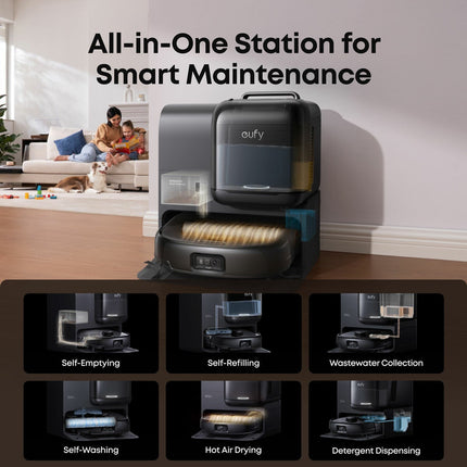 eufy Omni E28 with Exclusive Accessory Kit Bundle, Robot Vacuum & Mop, All-in-One Station, & Portable Deep Cleaner – view 5