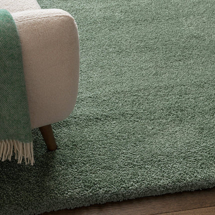 Atlas Shaggy Sage Rug, in 3 Sizes – view 2