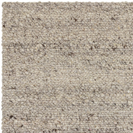 Adler Bouclé Wool Silver Rug, in 3 Sizes – view 5