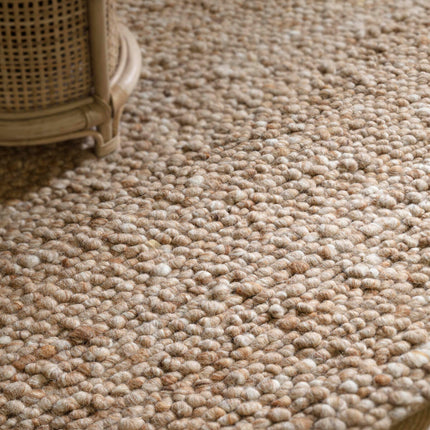 Adler Bouclé Wool Honey Rug, in 3 Sizes – view 2
