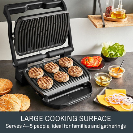 Tefal GC7178G1 OptiGrill+ Health Grill in Black – view 3